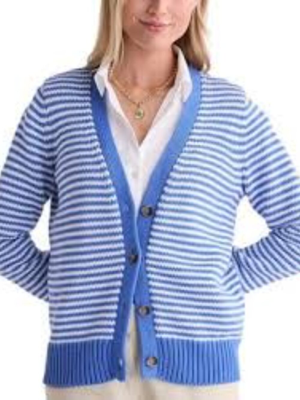 Vineyard Vines Katie Cotton Cardigan NWOT XS